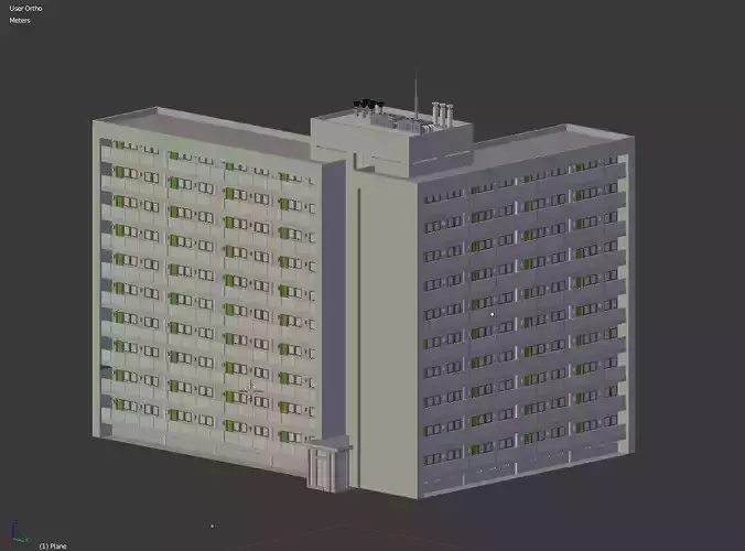 City appartment block