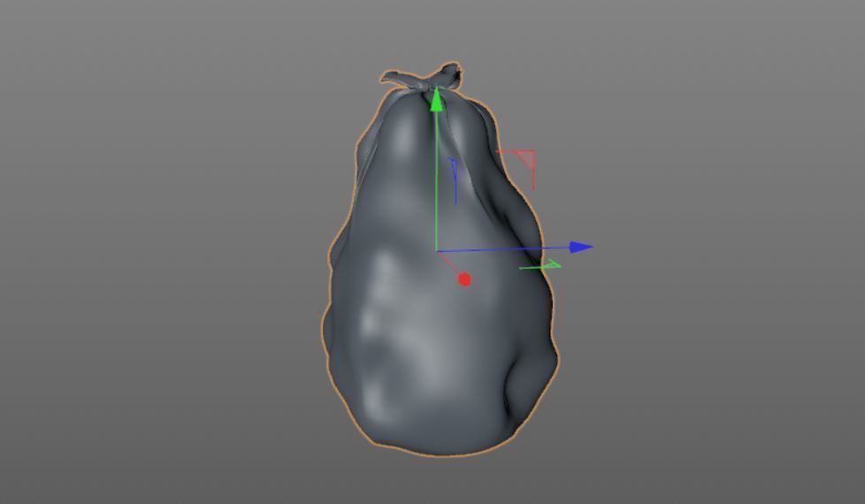 Trash Bag Low-poly 3D model_12