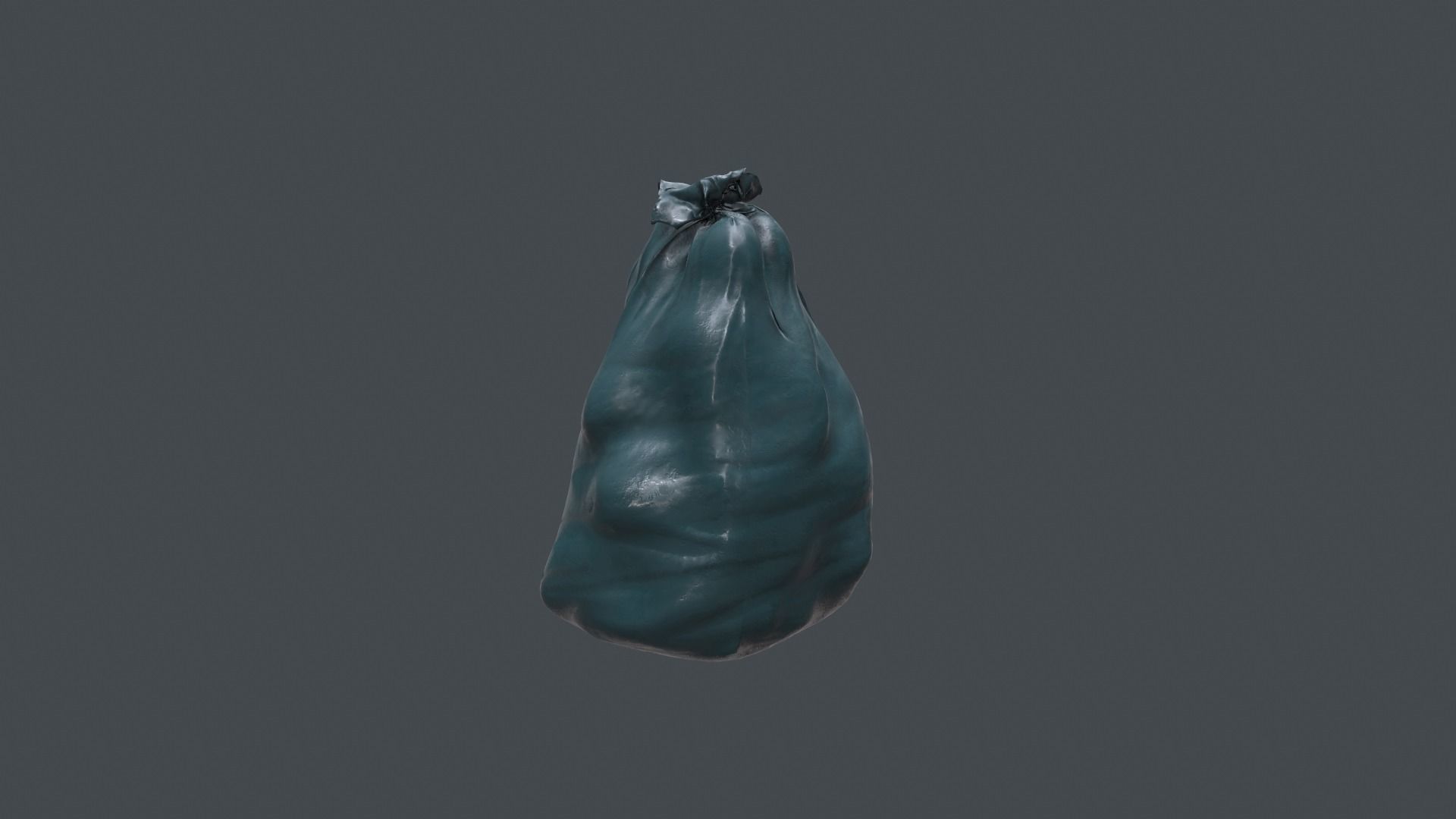 Trash Bag Low-poly 3D model_2