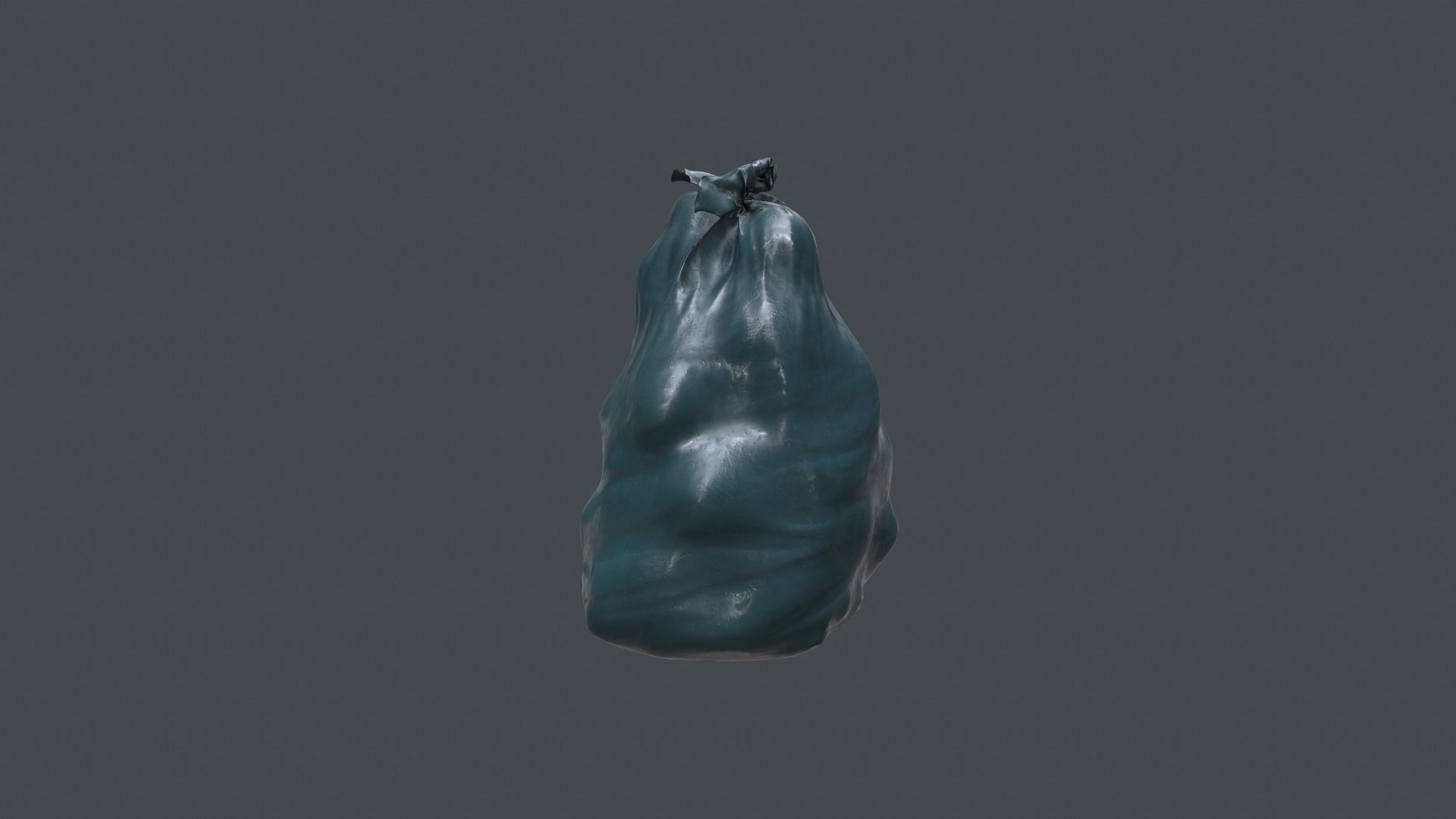 Trash Bag Low-poly 3D model_7
