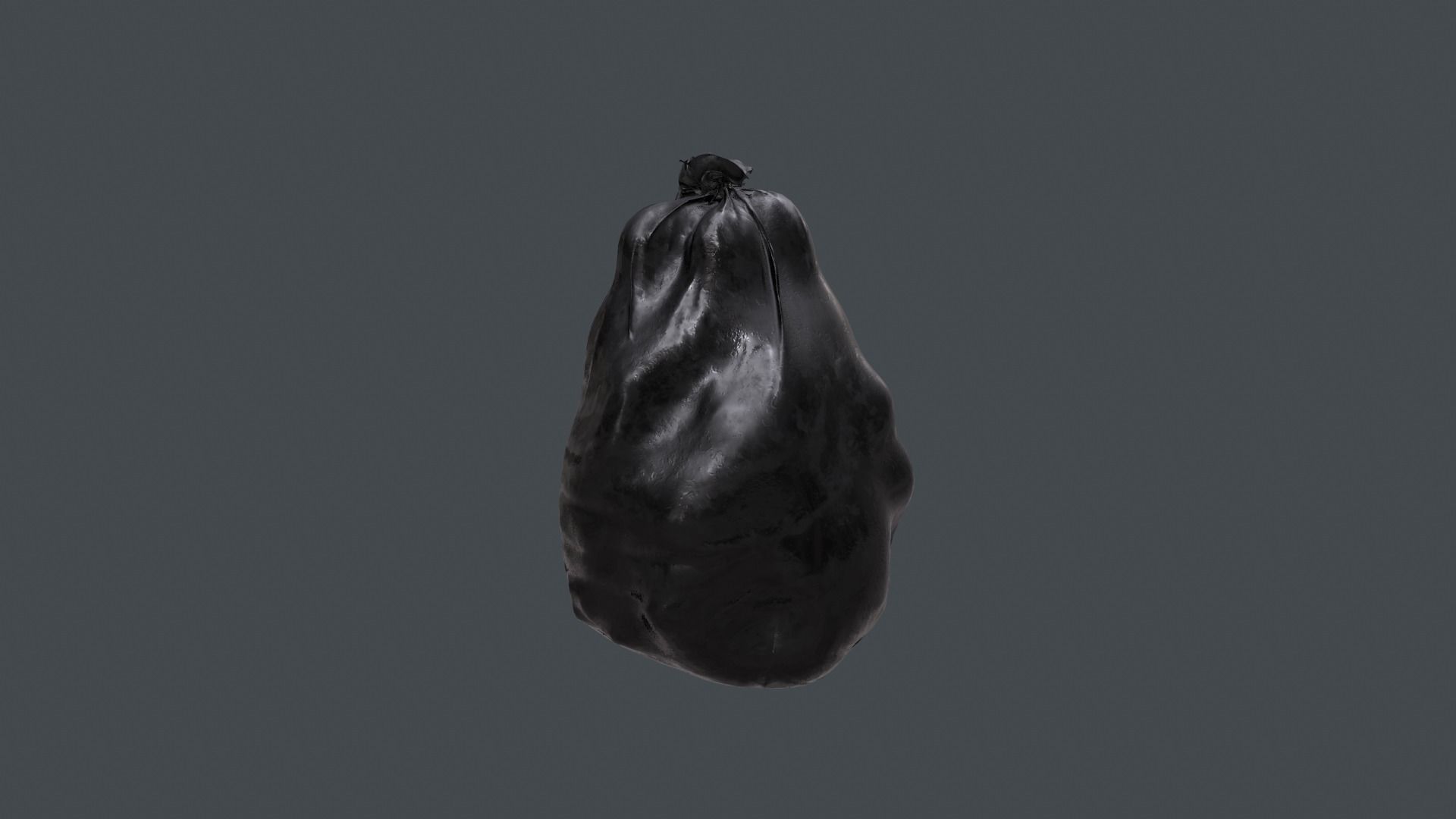 Trash Bag Low-poly 3D model_1