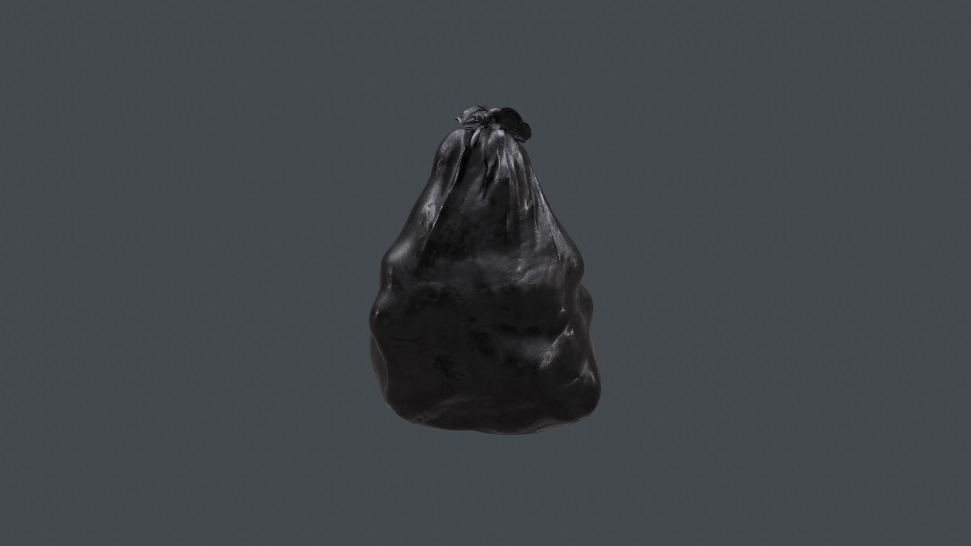 Trash Bag Low-poly 3D model_5