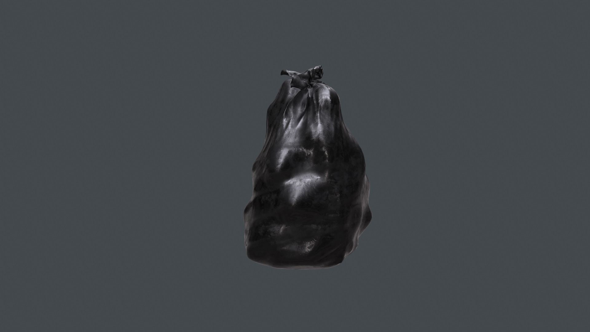 Trash Bag Low-poly 3D model_6