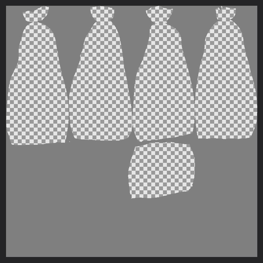 Trash Bag Low-poly 3D model_11