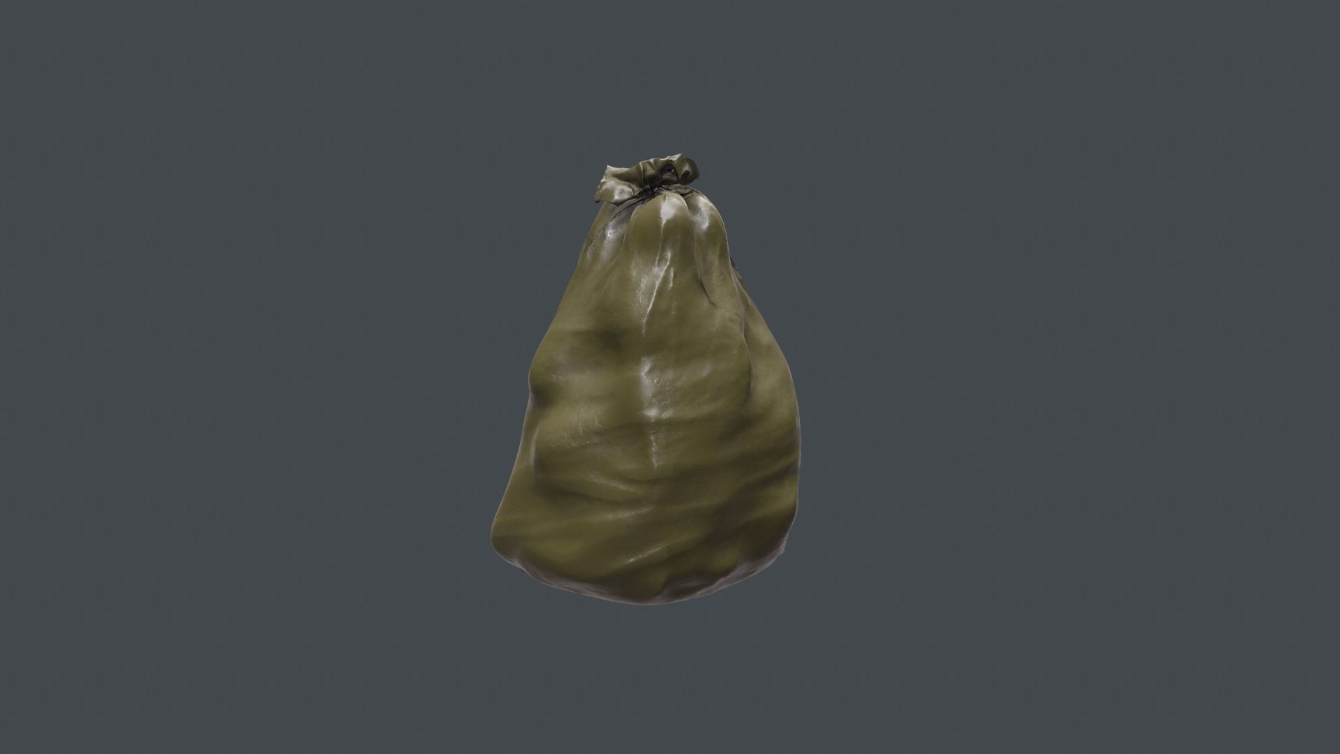Trash Bag Low-poly 3D model_3