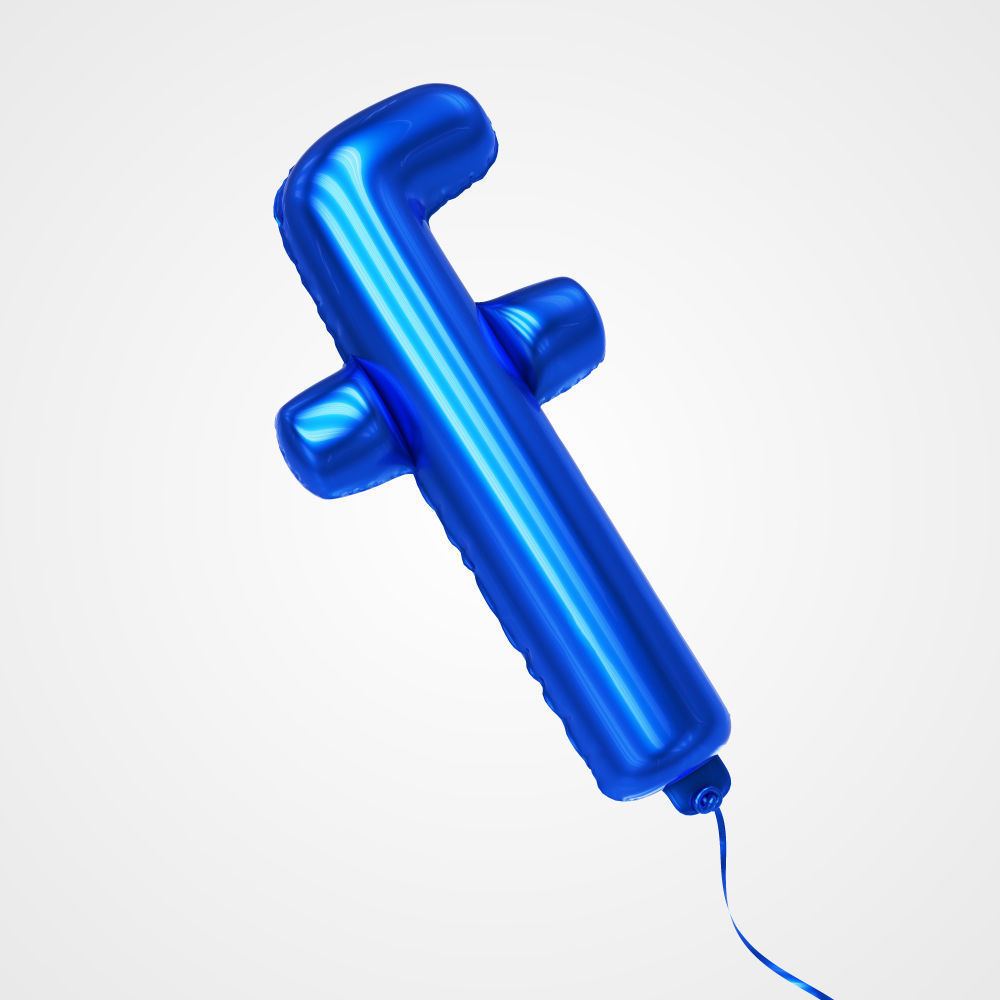 Balloons in different shapes 3D model_6