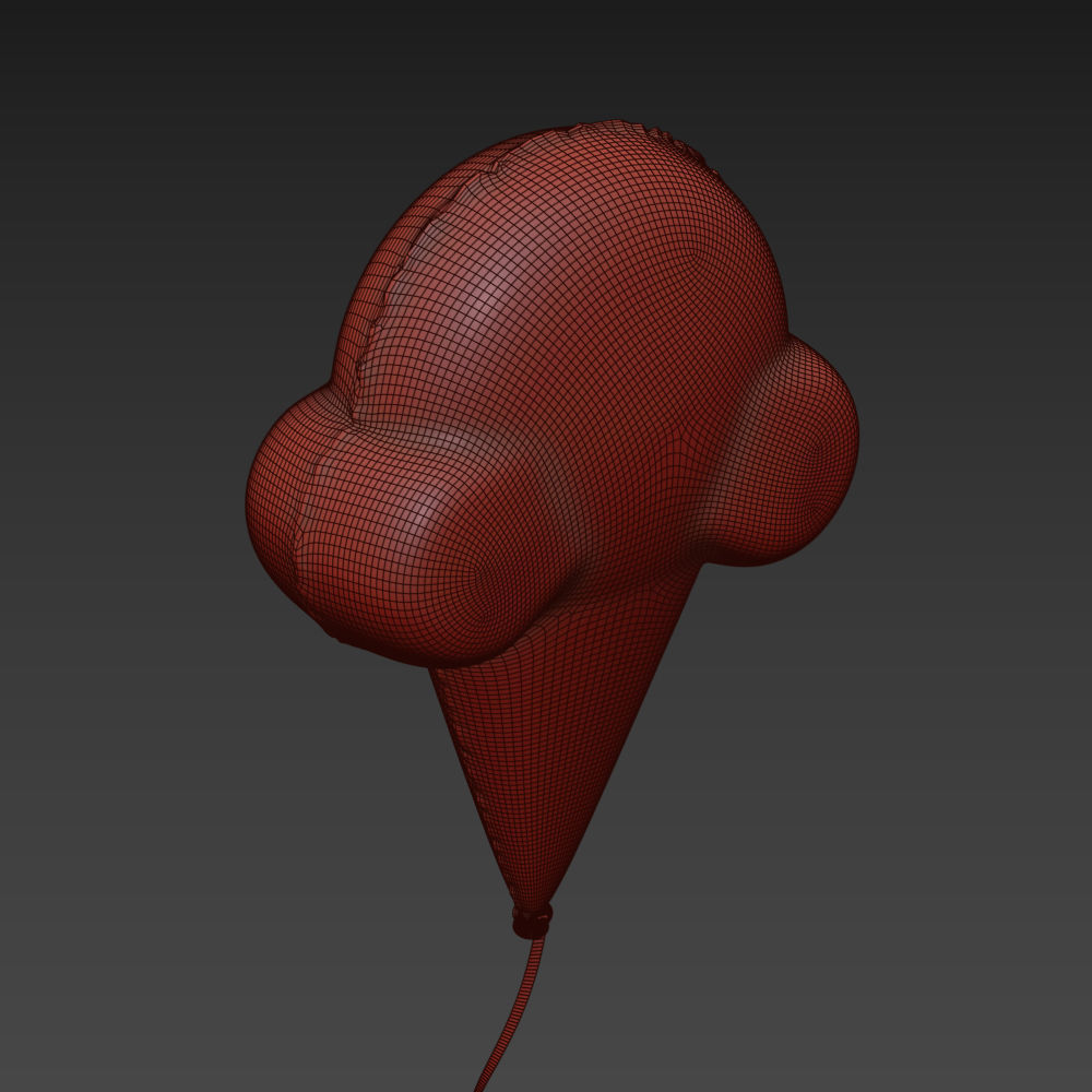 Balloons in different shapes 3D model_17