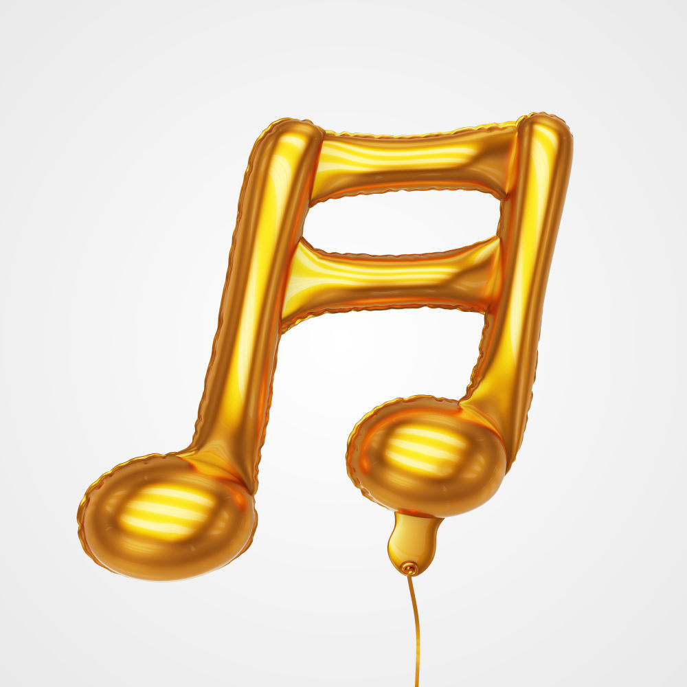 Balloons in different shapes 3D model_2