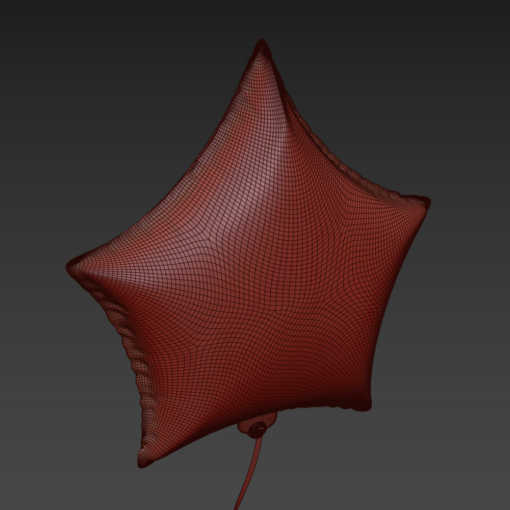 Balloons in different shapes 3D model_15