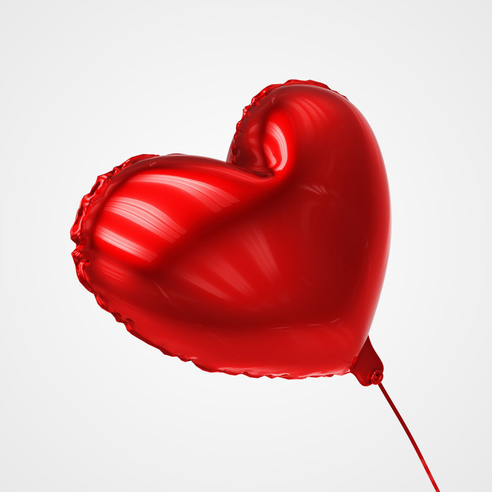 Balloons in different shapes 3D model_10