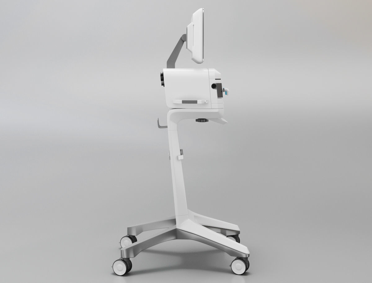 Intensive care ventilator - Elisa 800 Low-poly 3D model_11