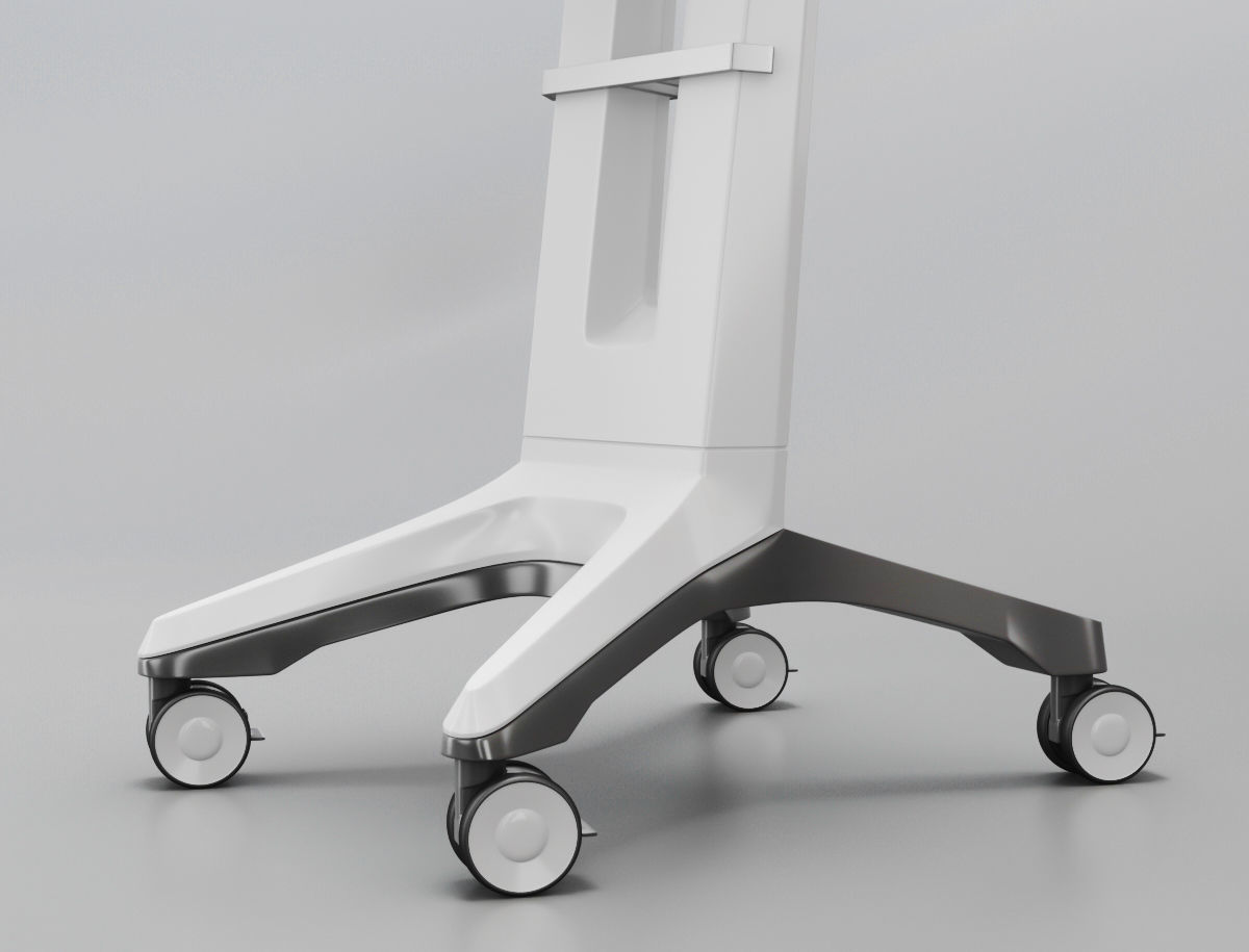 Intensive care ventilator - Elisa 800 Low-poly 3D model_12