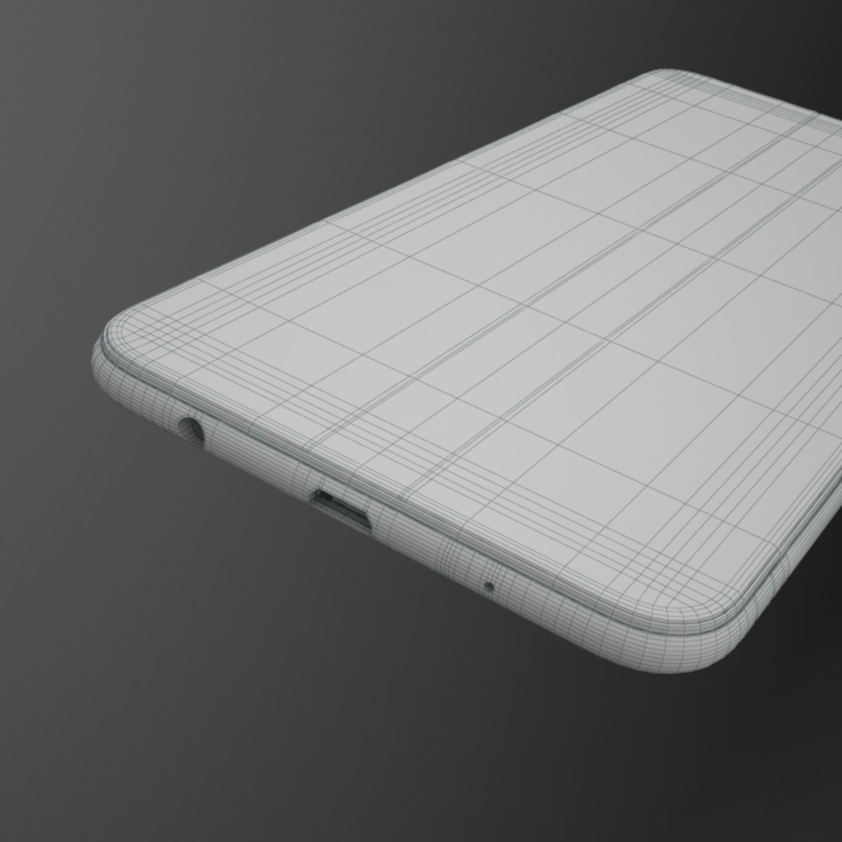 Samsung Galaxy M10 Black - Blu 3D model_16