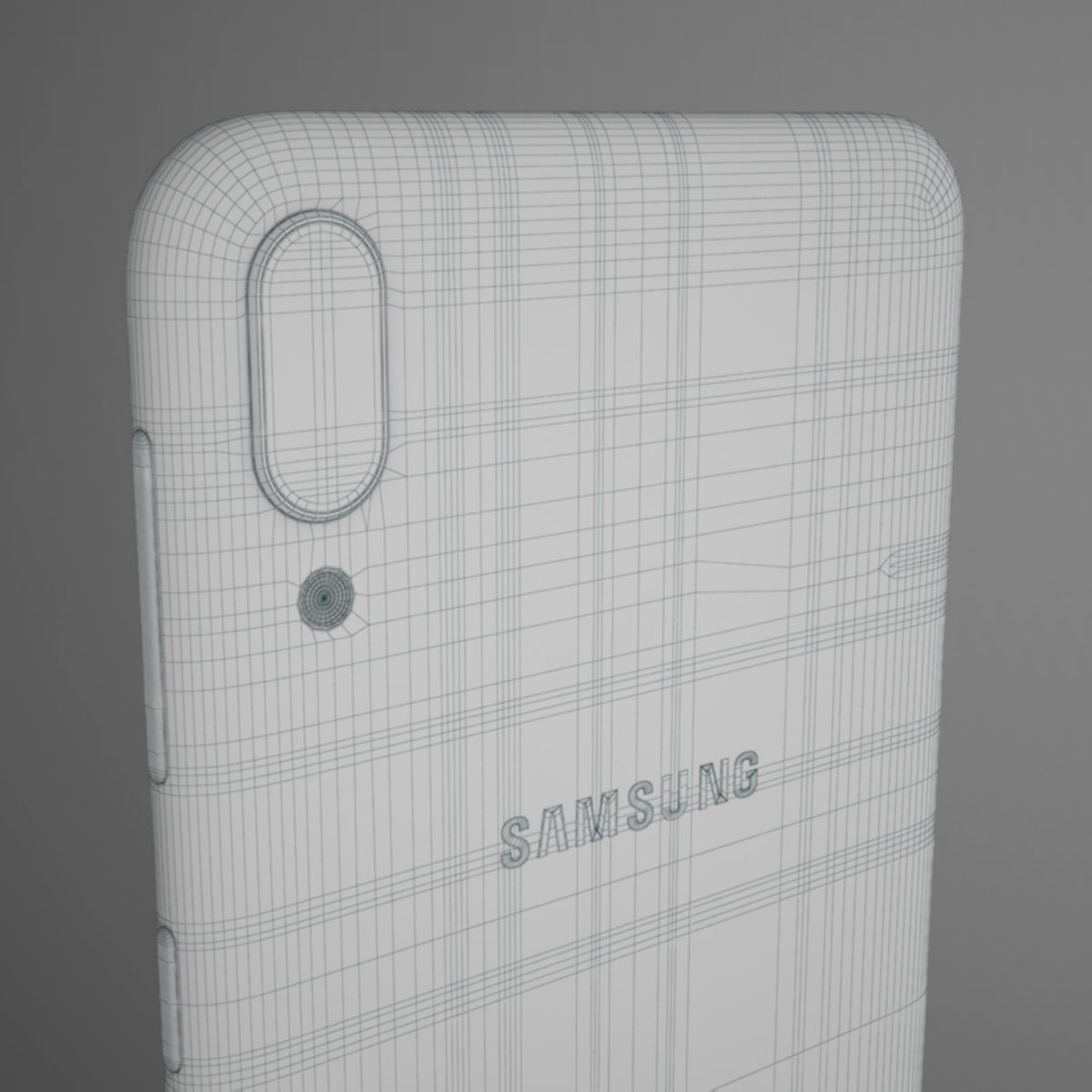 Samsung Galaxy M10 Black - Blu 3D model_14