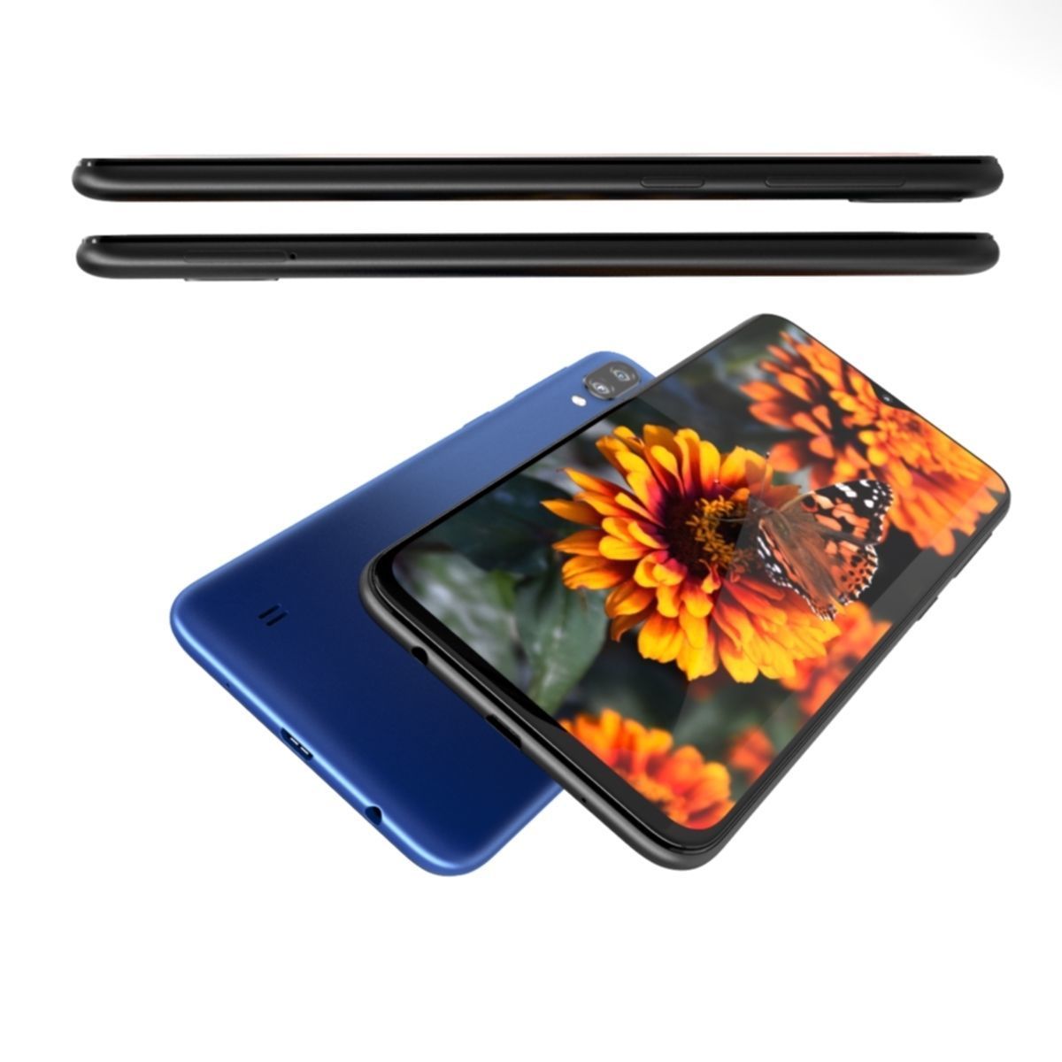 Samsung Galaxy M10 Black - Blu 3D model_7