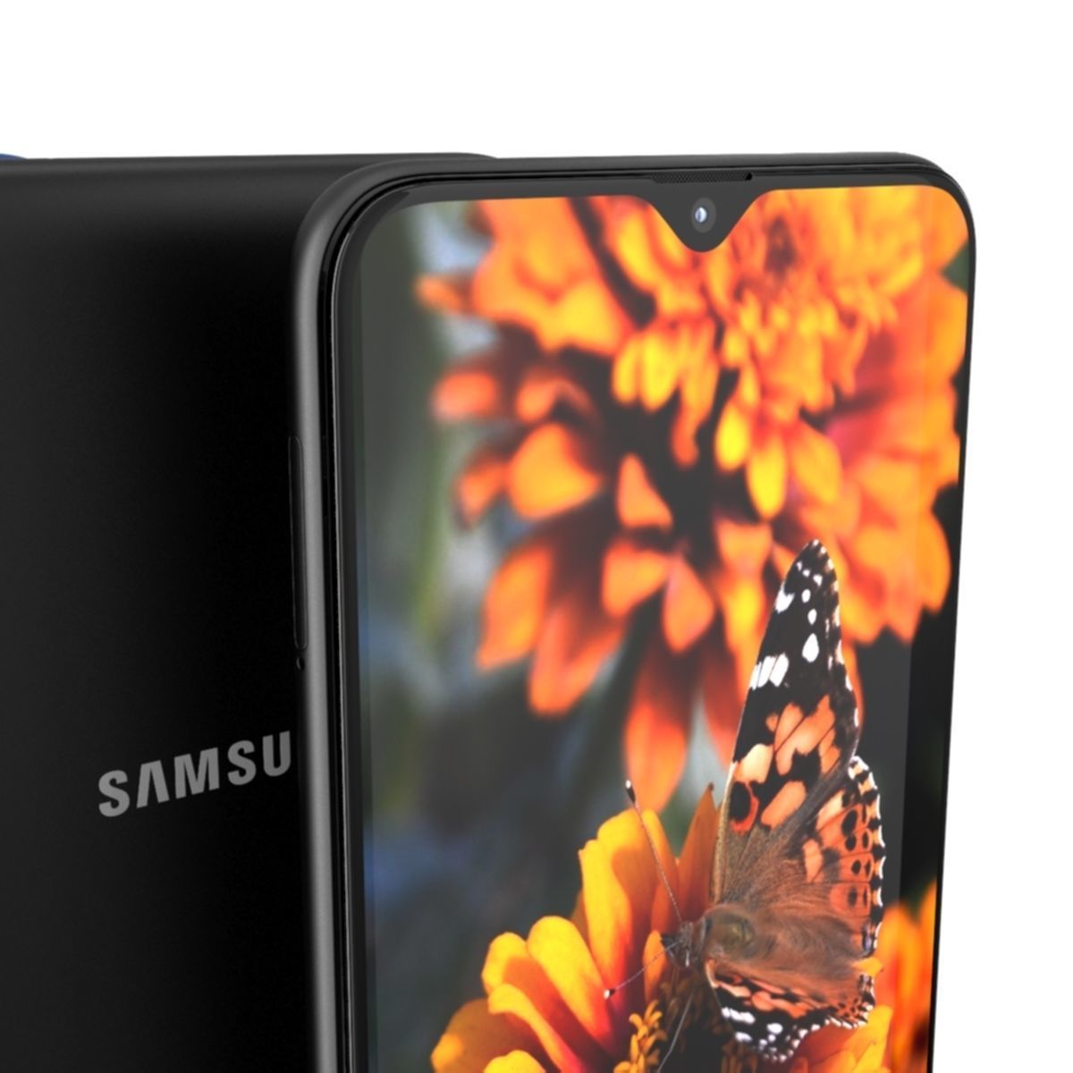 Samsung Galaxy M10 Black - Blu 3D model_3