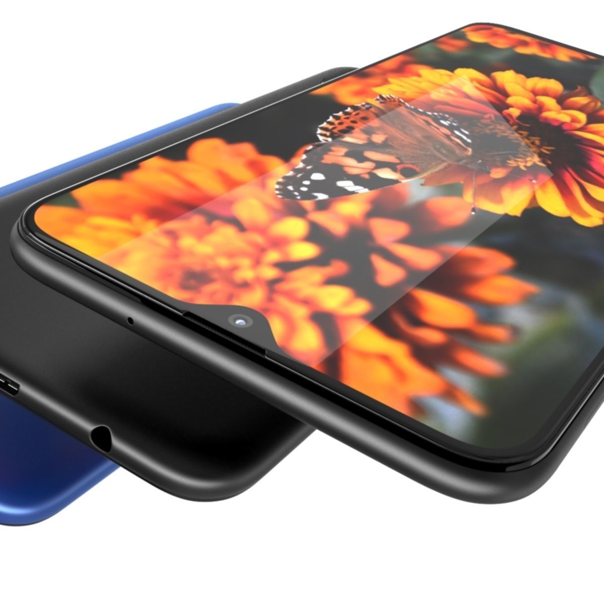 Samsung Galaxy M10 Black - Blu 3D model_2