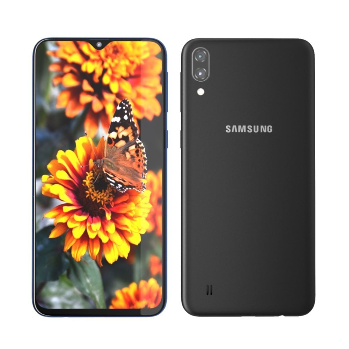 Samsung Galaxy M10 Black - Blu 3D model_4