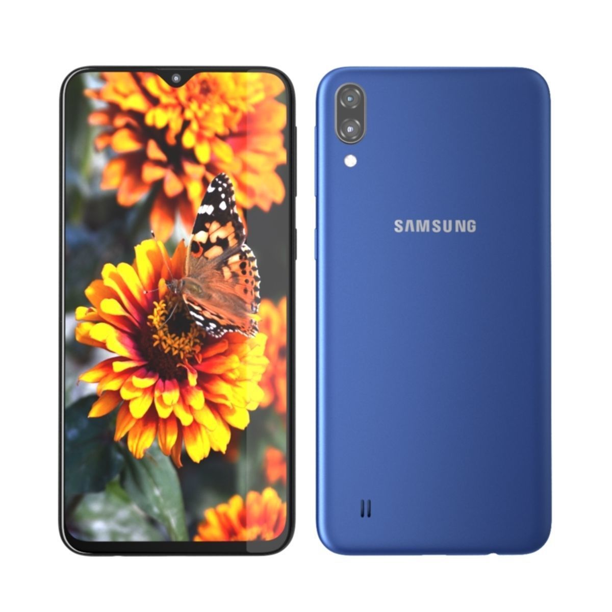 Samsung Galaxy M10 Black - Blu 3D model_8