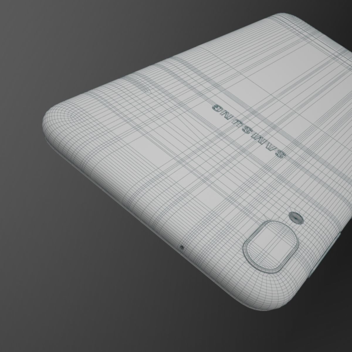 Samsung Galaxy M10 Black - Blu 3D model_17