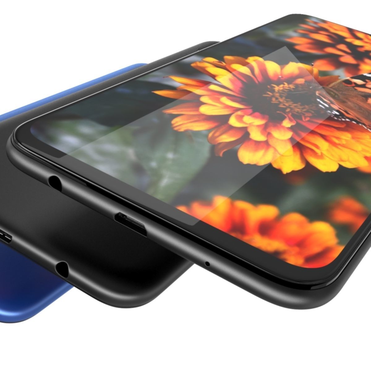 Samsung Galaxy M10 Black - Blu 3D model_5