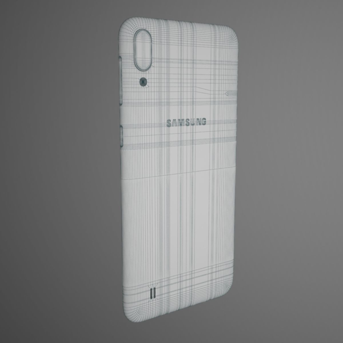 Samsung Galaxy M10 Black - Blu 3D model_13