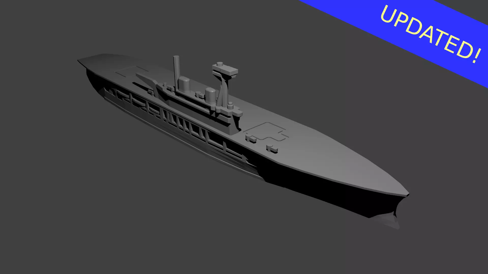 British Aircraft Carrier Eagle Free 3D print model