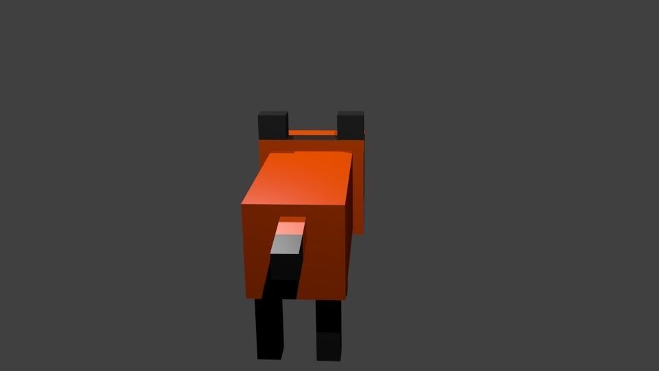 Fox 3D model