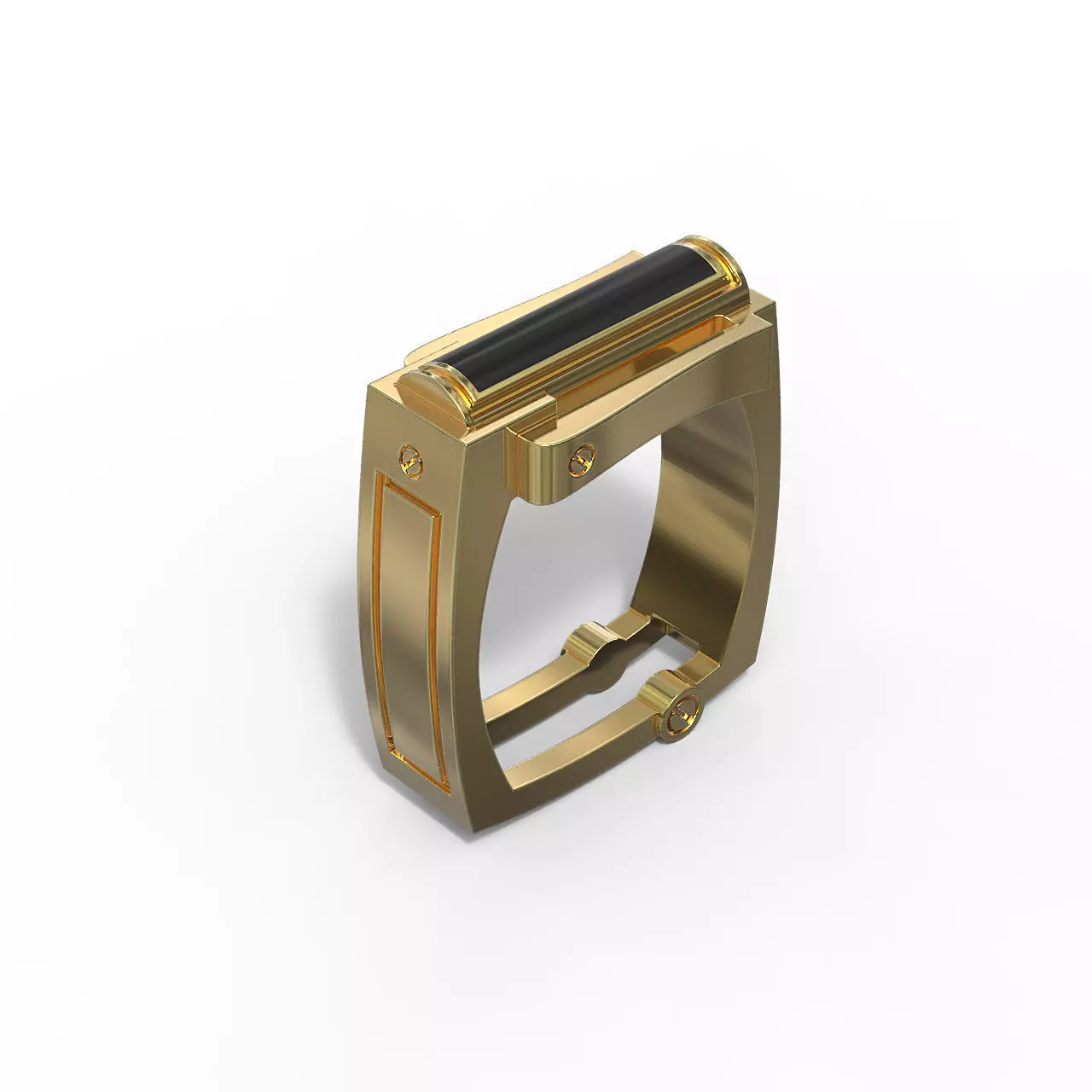 Ring cylinder 3D print model_0