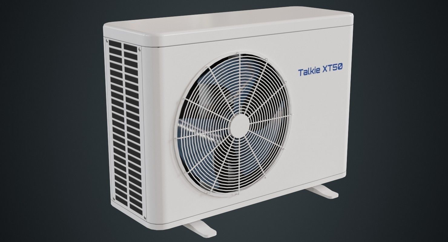 Air Conditioner 4A Low-poly 3D model