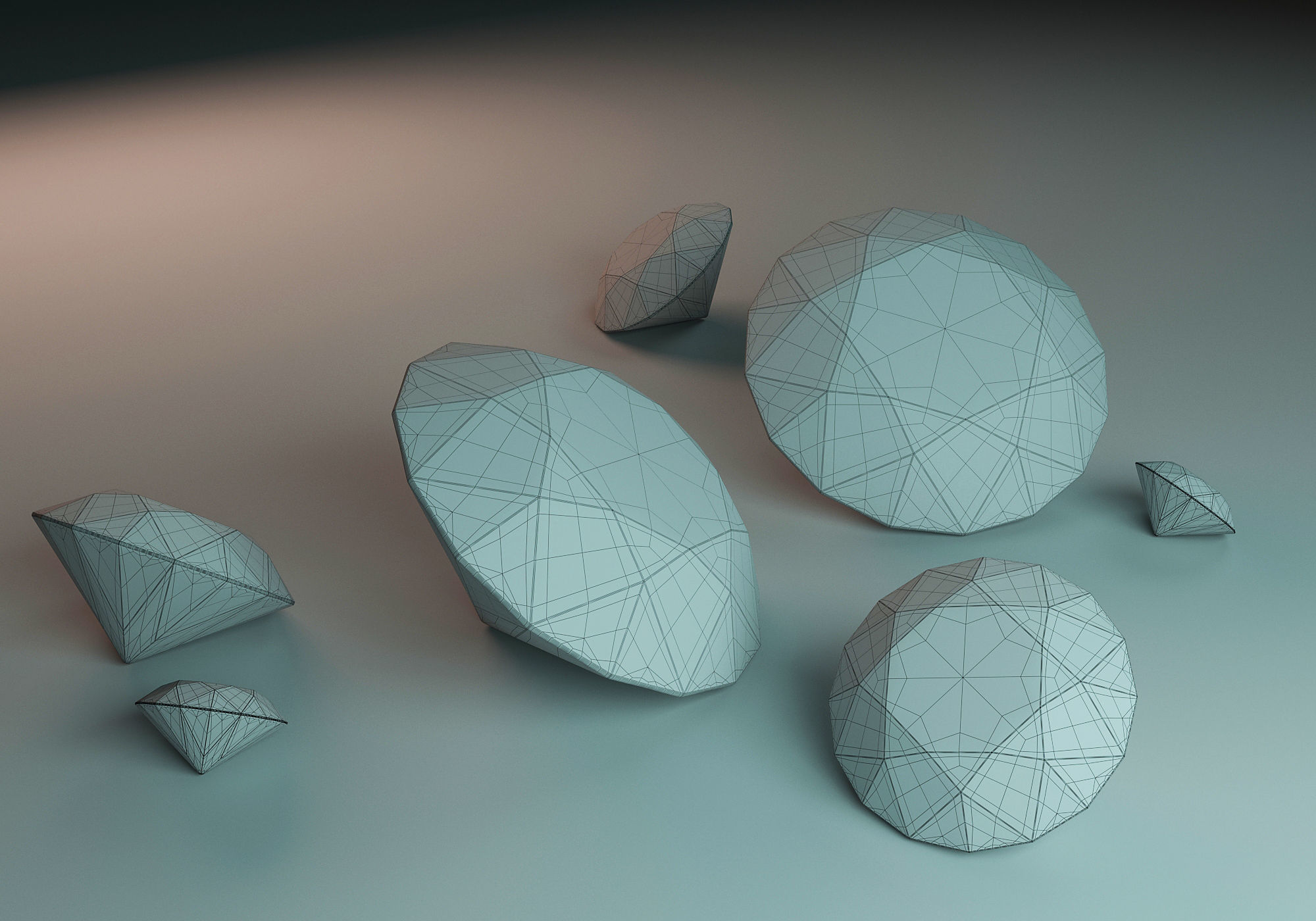 Diamond 3D model_7