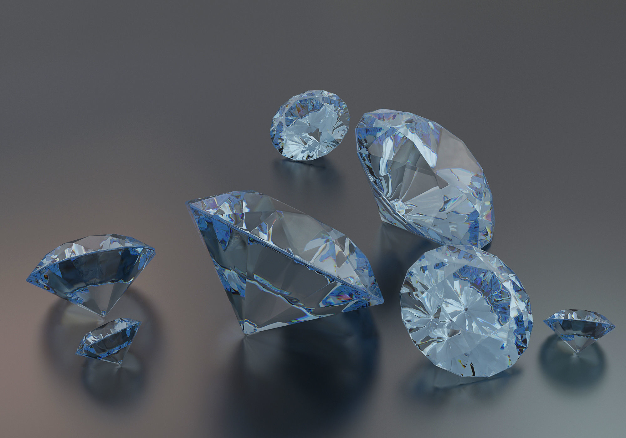 Diamond 3D model_4