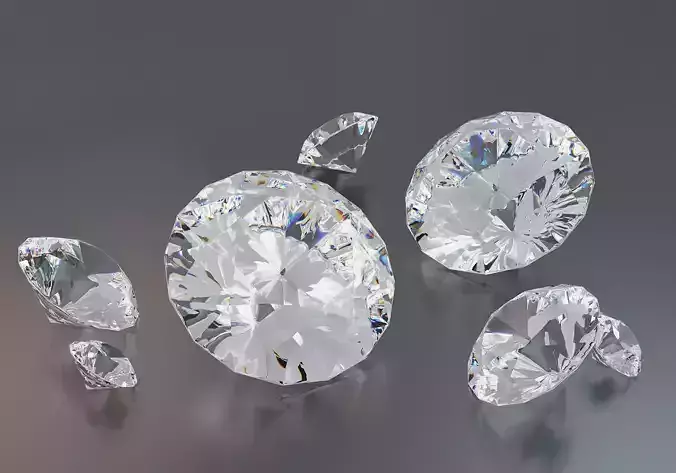 Diamond 3D model