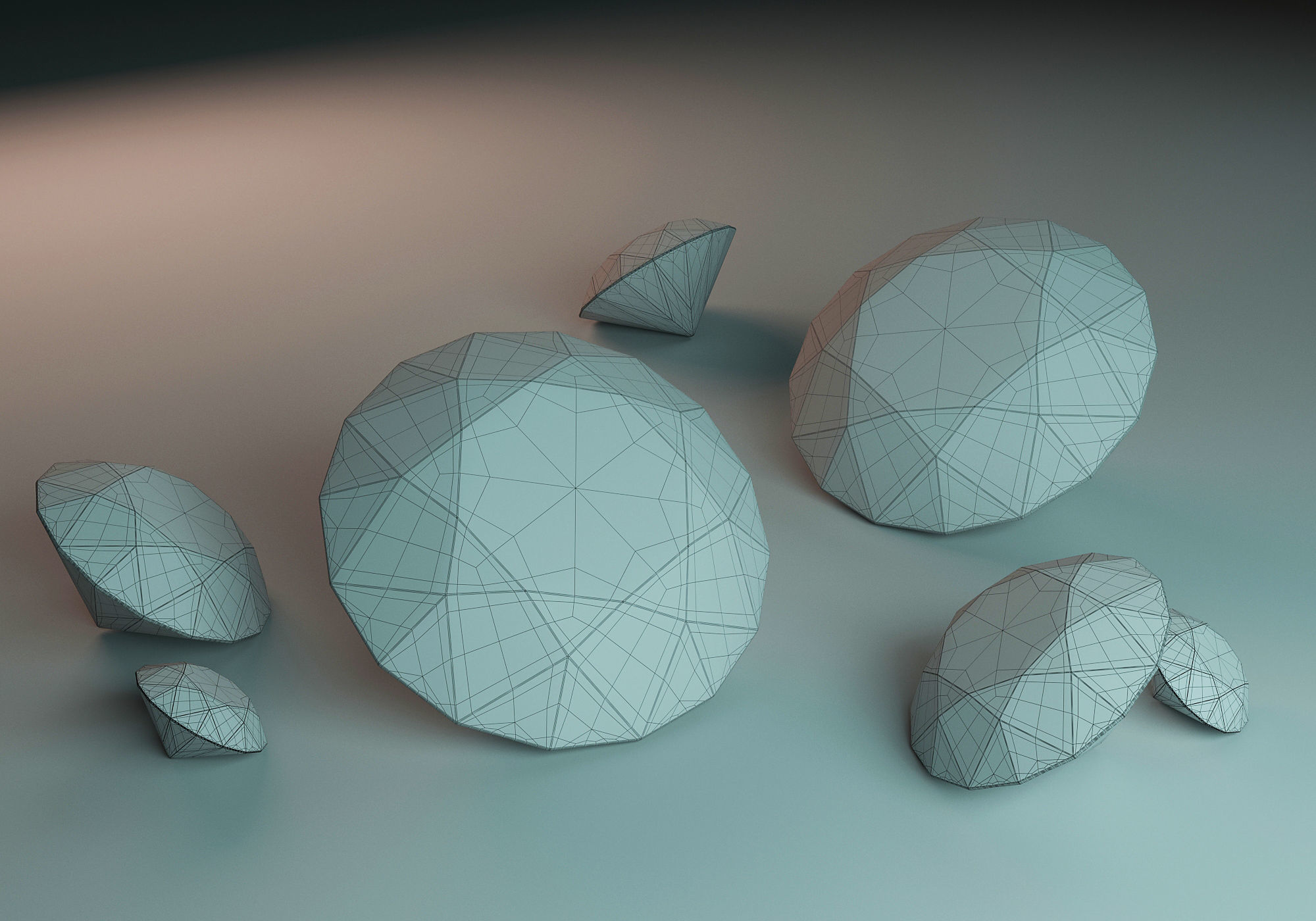 Diamond 3D model_1