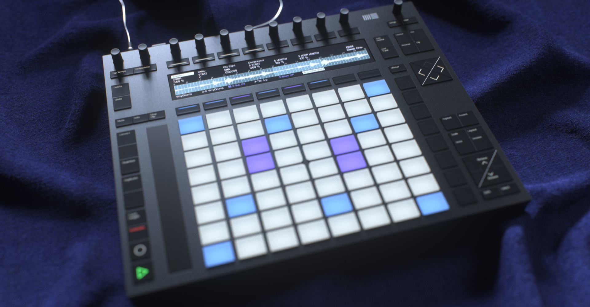 Ableton Push 2 Midi Controller Low-poly 3D model_5
