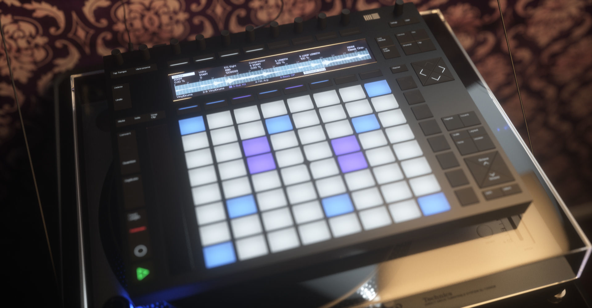 Ableton Push 2 Midi Controller Low-poly 3D model_6