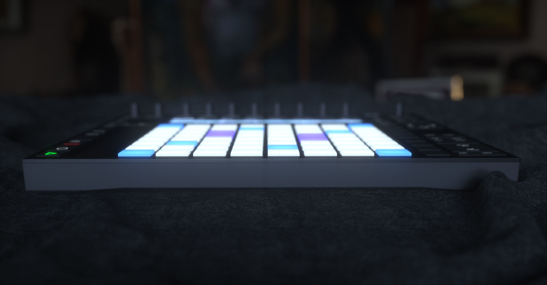 Ableton Push 2 Midi Controller Low-poly 3D model_10