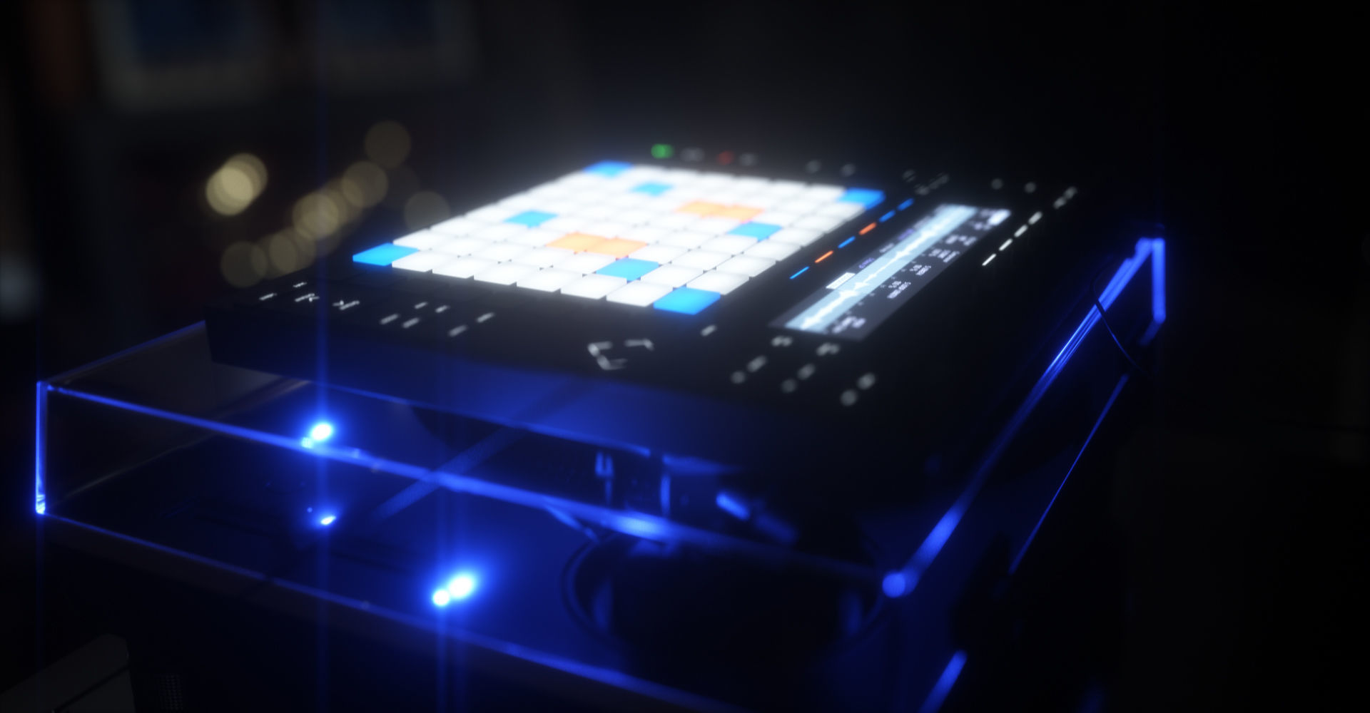 Ableton Push 2 Midi Controller Low-poly 3D model_20