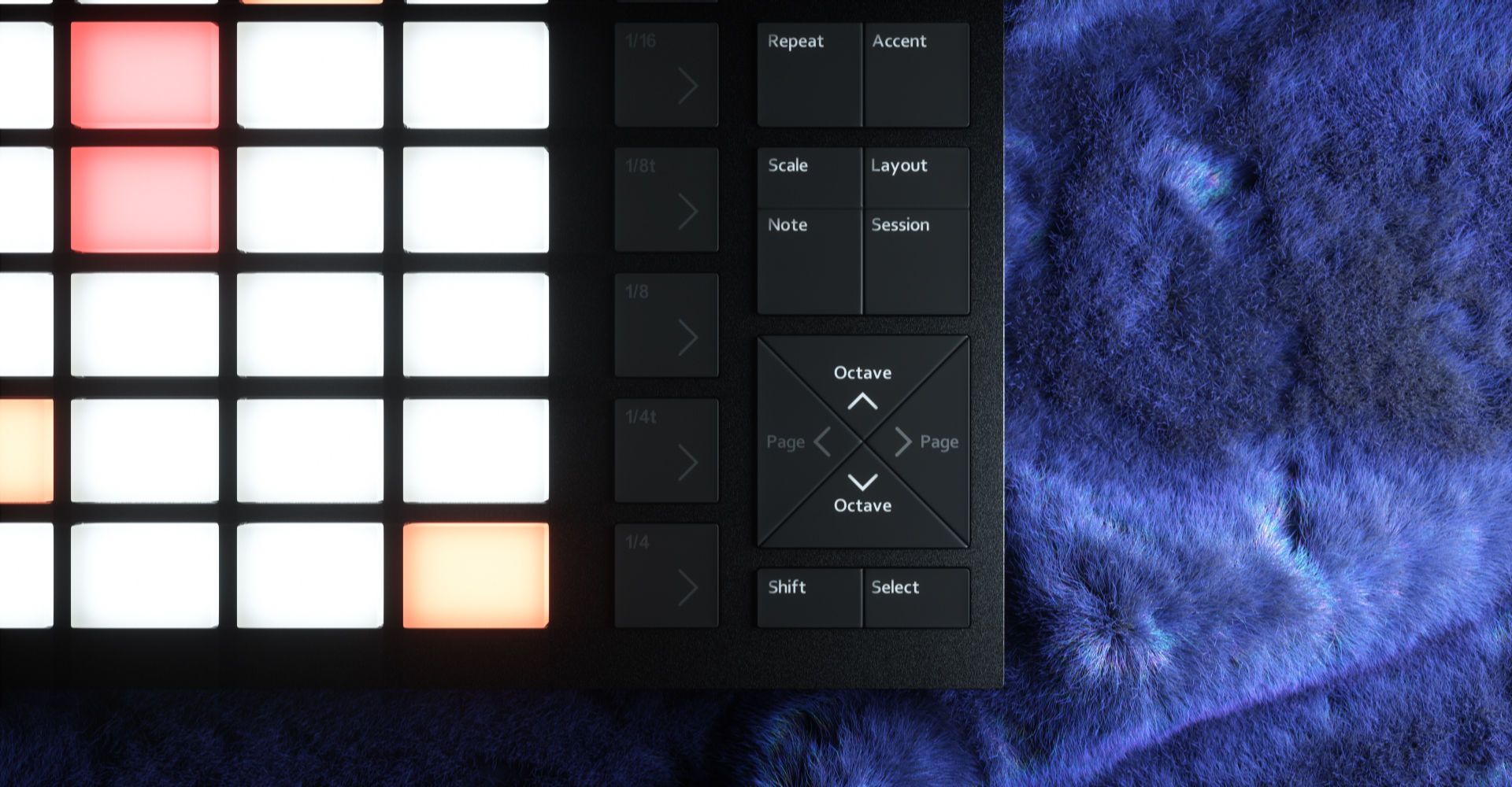 Ableton Push 2 Midi Controller Low-poly 3D model_37