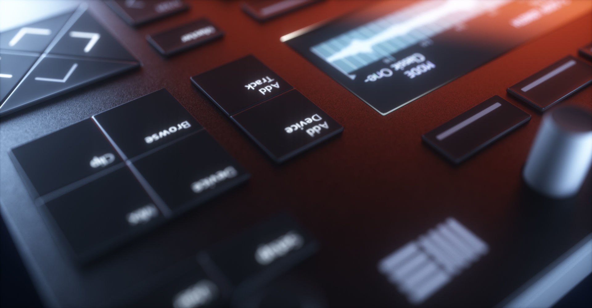 Ableton Push 2 Midi Controller Low-poly 3D model_31