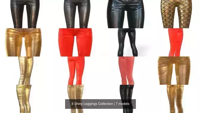 8 Shiny Leggings Collection 