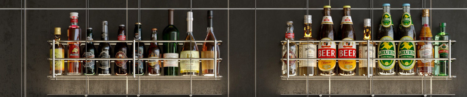 Large bar 7 Alcohol 3D model_2