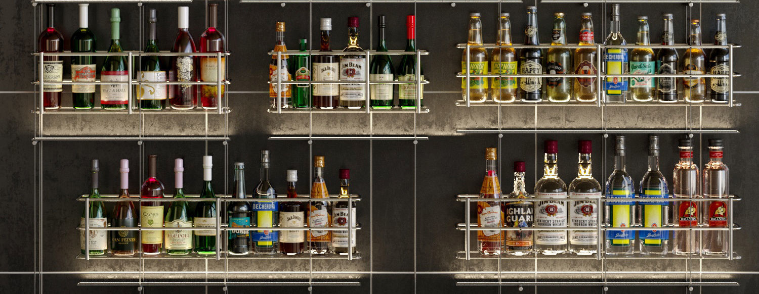 Large bar 7 Alcohol 3D model_4