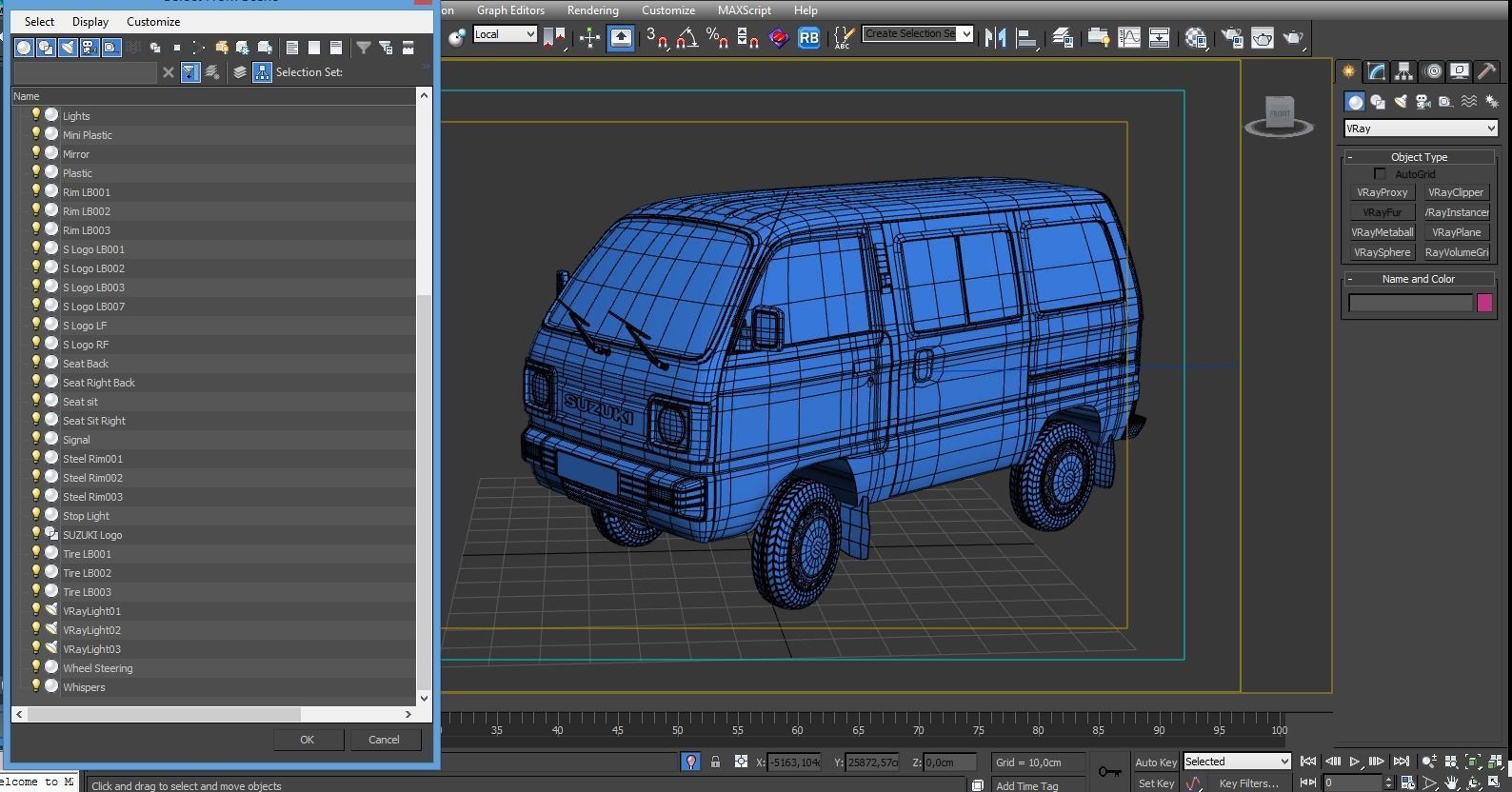 Suzuki Carry Minivan Free 3D model_9