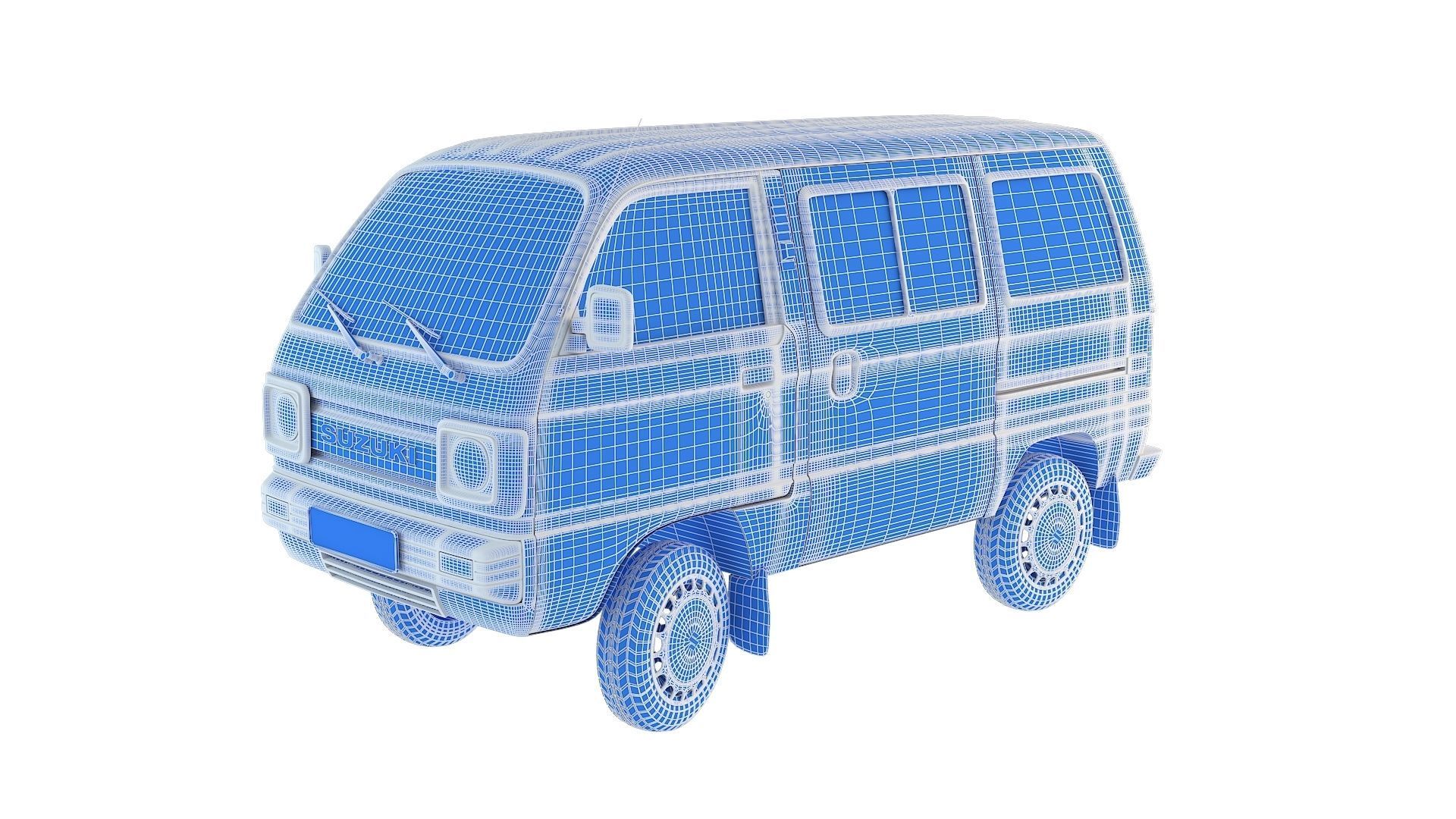 Suzuki Carry Minivan Free 3D model_7