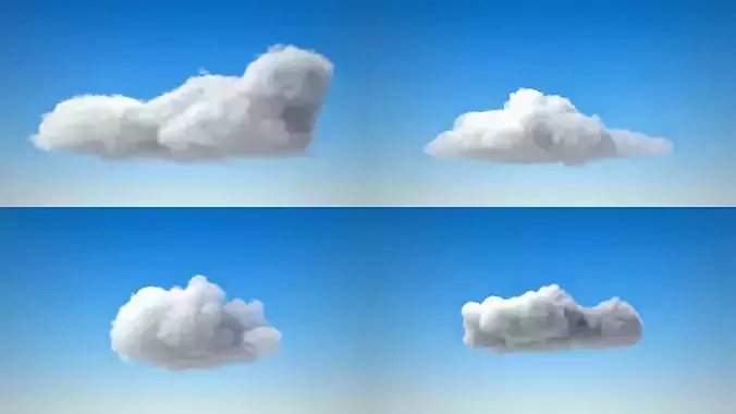 Volumetric clouds VDB 3D model