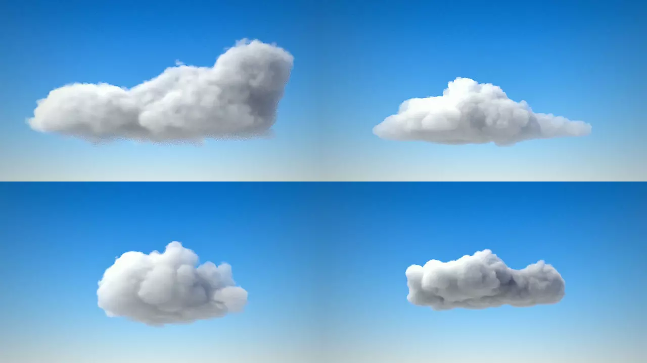Volumetric clouds VDB 3D model