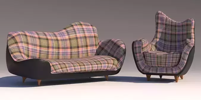 Saula marina Cloth Composition VRay