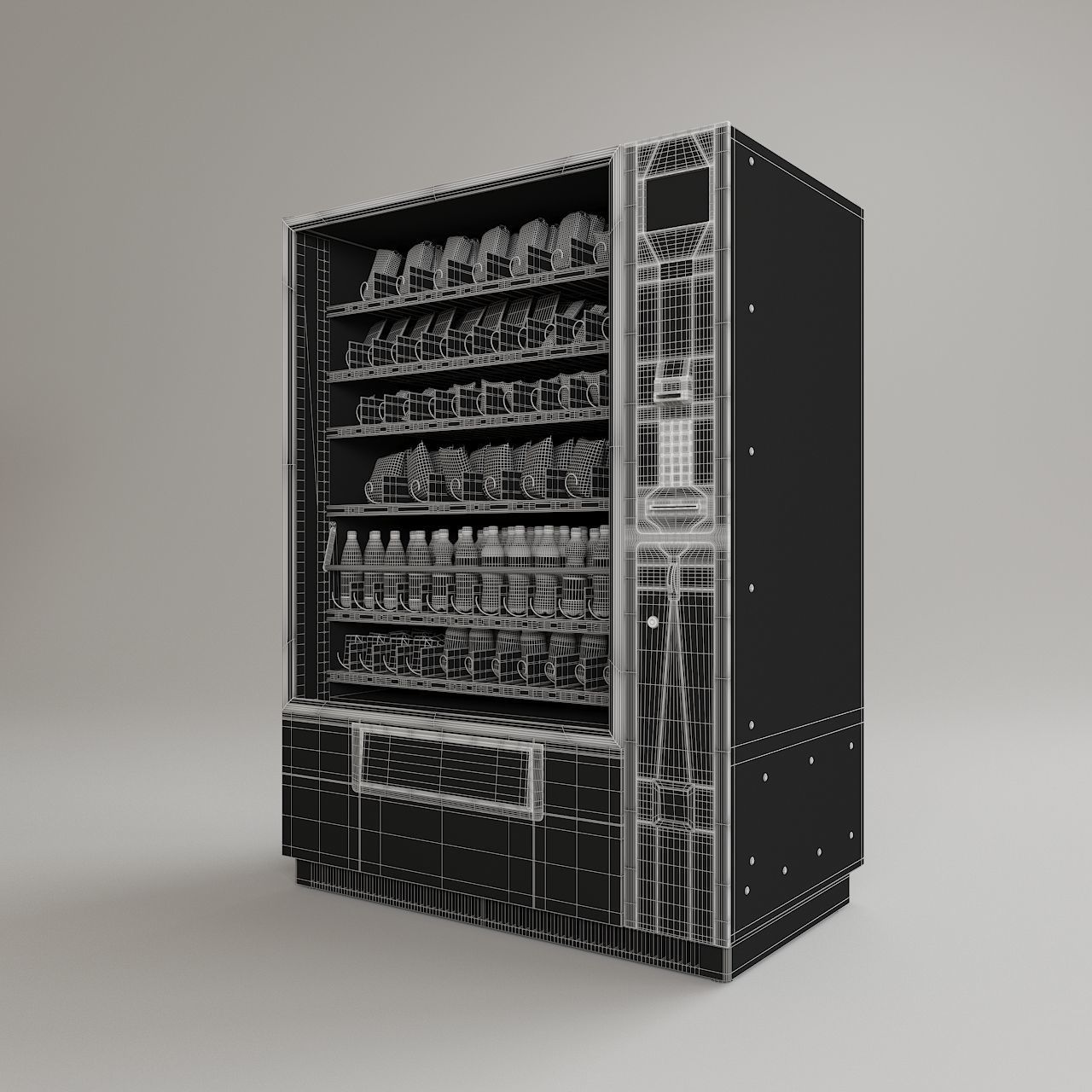 Vending machine 3D model_17