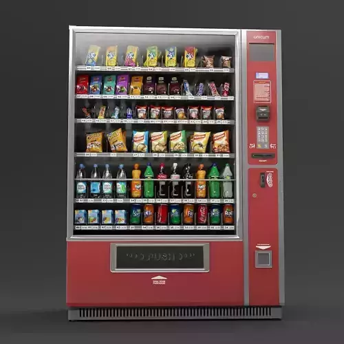 Vending machine 3D model